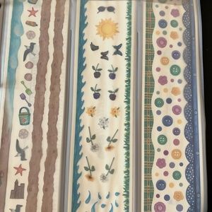 SIX sheets BEAUTIFUL Creative Memories retired stickers in Accessory sheets